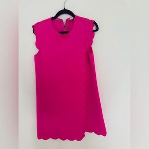 Ted Baker Pink Scalloped Casual Dress